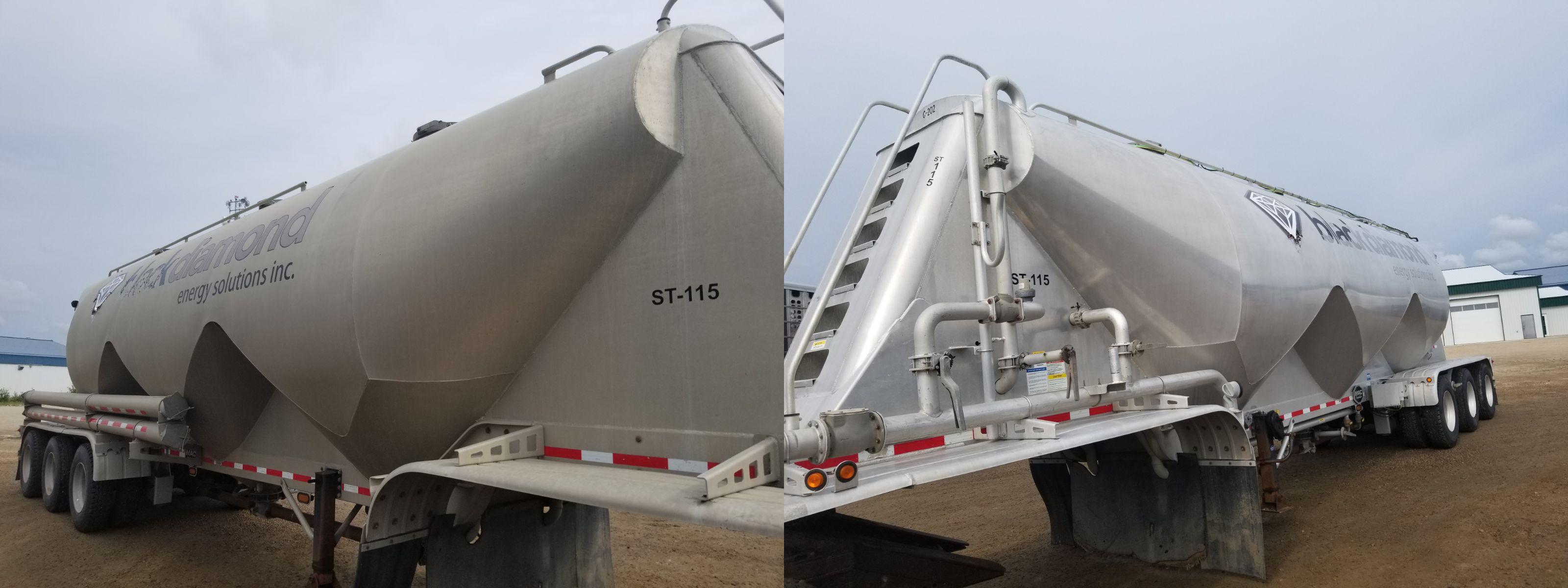 Before and after of an acid wash